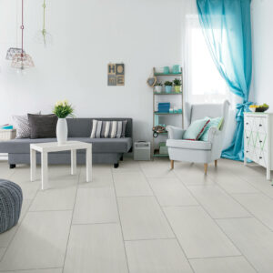 Living room white tiles | Carpet Direct Flooring